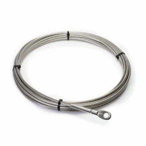 19 THREAD STANDARD WIRE WITH EYE TERMINAL, Ø6 MM, LENGTH 10,5 M, FURLEX 100/104/204