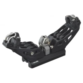 SYSTEM 22 - MAIN BALL BEARING CAR, TRIPLE PLAIN BEARING SHEAVES AND ARM WITH 27 MM CAM CLEAT, STAINLESS TOGGLE WITH STAND-UP